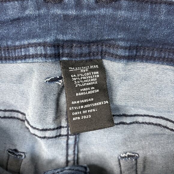 The Perfect Jean NYC Slim Thick‎ Fit Knight Dark Blue 36x34 Comfy Stretch Denim - Picture 4 of 16